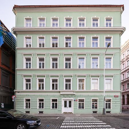 Stay2Gether Blue Vibe Studio - Metro Florenc Prag Exteriör bild